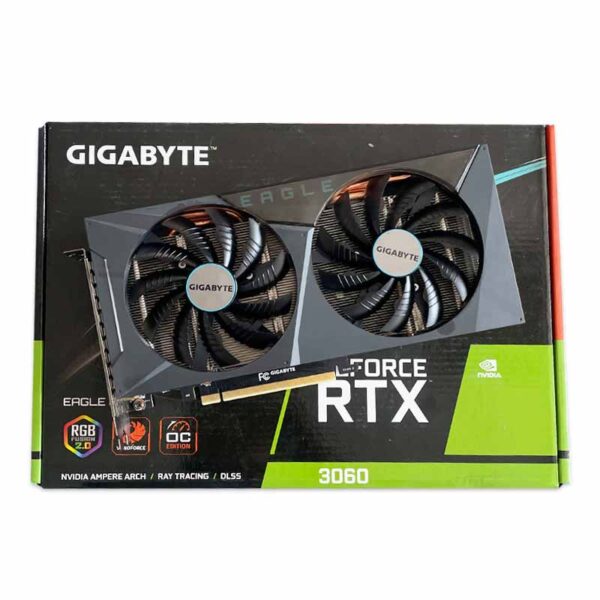 کارت گرافیک Gigabyte RTX 3060 Eagle 12G GDDR6 استوک