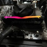 رم او سی پی سی OCPC XTREME 8GB DDR4 3200Mhz RGB Black استوک با گارانتی آواژنگ