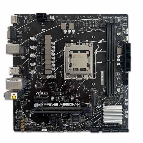 باندل مادربرد ASUS Prime A620M K + Ryzen 5 7600X استوک گارانتی تا 1406/08