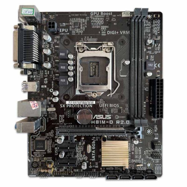 مادربرد ایسوس ASUS H81M-D R2.0 استوک