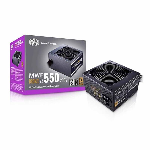 پاور کولرمستر Cooler Master MWE 550W Bronze V2 استوک