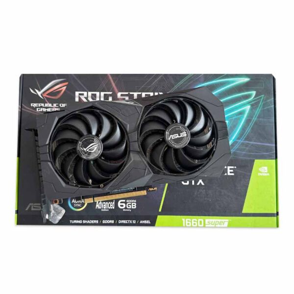 گرافیک Asus Rog Strix GTX 1660 Super Advanced Gaming 6G GDDR6 استوک