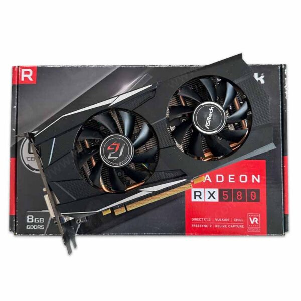 کارت گرافیک Asrock Phantom Gaming D RX 580 OC 8G استوک