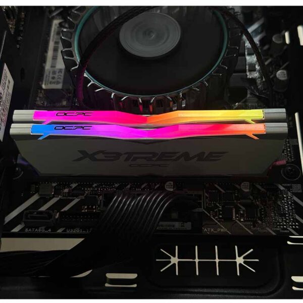 پک رم OCPC X3TREME RGB 16GB (8GBx2) DDR4 3200Mhz استوک