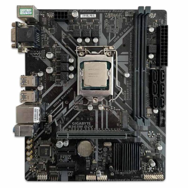 باندل مادربرد Gigabyte B365M-D2V + i5 8500 استوک