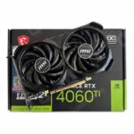 گرافیک Msi RTX 4060 TI Ventus 2x Black OC 8G GDDR6 استوک گارانتی تا 1407/03