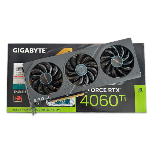 کارت گرافیک Gigabyte RTX 4060 TI Eagle 8G GDDR6 استوک گارانتی تا 1405/09