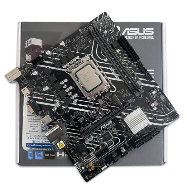 ASUS PRIME H610M-K + i3 12100F