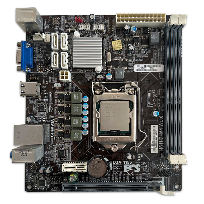 400560 باندل مادربرد ECS Elite Group H61H2-M4 + Pentium G2020