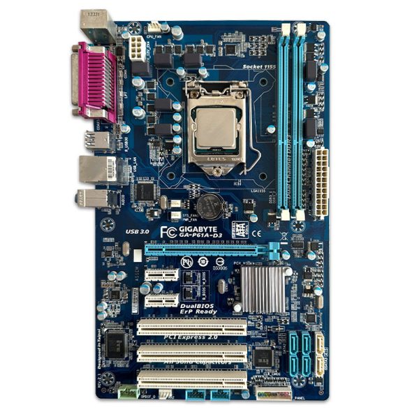 باندل GIGABYTE GA-P61A-D3 + Pentium G2020 استوک