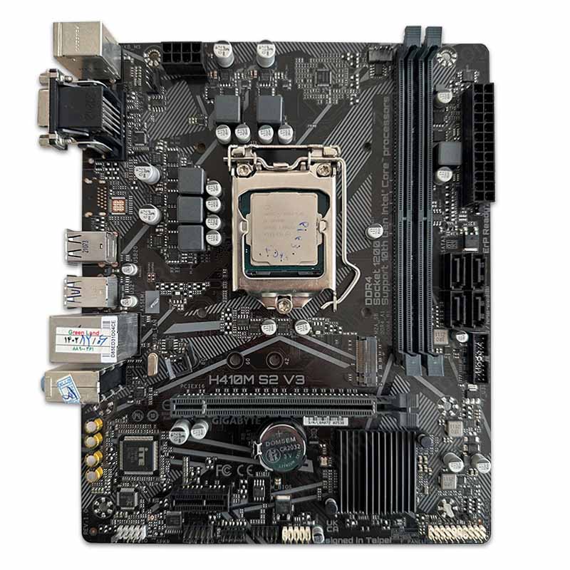 700386 باندل مادربرد گیگابایت Gigabyte H410M S2H V3 + Core i5 10400f