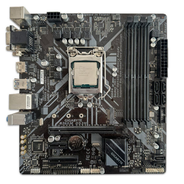 باندل مادربرد Gigabyte B360M DS3H + CORE i5 9400F استوک