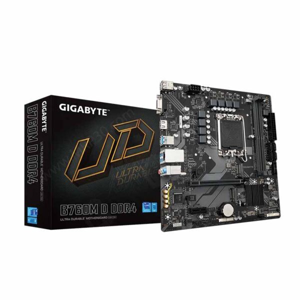 مادربرد گیگابایت Gigabyte B760M D DDR4 آکبند با گارانتی 1406/11