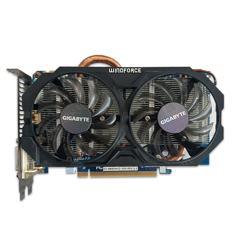 1854 کارت گرافیک Gigabyte GTX 660 Windforce 2G GDDR5 استوک