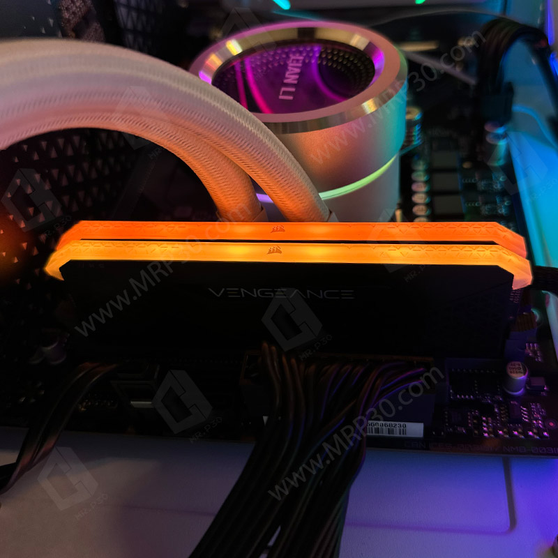 200498 (1) پک رم کورسیر Corsair Vengeance RGB RS 32GB (16x2) DDR4 3600Mhz استوک