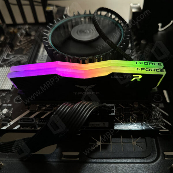 پک رم TeamGroup T-Force Delta R RGB 16G (8x2) DDR4 3200Mhz استوک