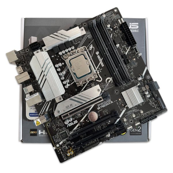 باندل مادربرد Asus B760M A DDR5 + I5 14400f استوک