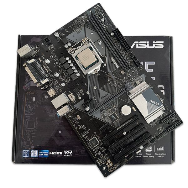 باندل مادربرد ASUS PRIME H310-PLUS + i3 9100F استوک