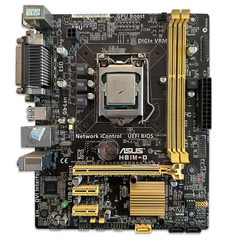 700455 باندل مادربرد ASUS H81M-D + Core i5 4590 استوک
