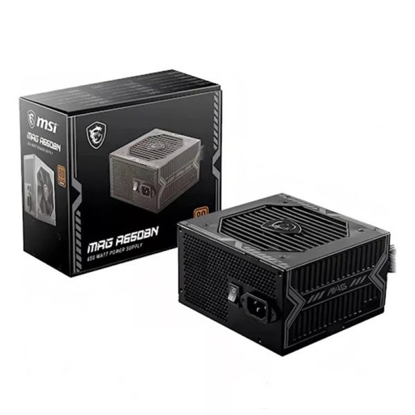 پاور ام‌ اس‌ آی MSI Mag A650BN 650W Bronze استوک در حد نو گارانتی تا 1407/04