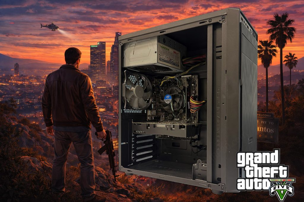 سیستم کامپیوتر بازی gta v