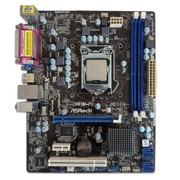 باندل مادربرد ASROCK H61M-PS + G620 استوک