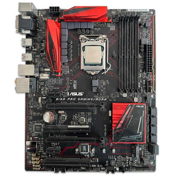 باندل مادربرد ASUS B150 Pro Gaming Aura + Core i3 6100 استوک در حد نو