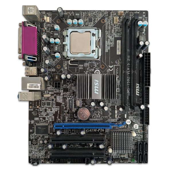 باندل مادربرد MSI G41M-P26 + Intel Pentium E5400 استوک