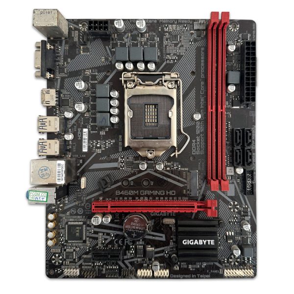 مادربرد گیگابایت Gigabyte B460M Gaming HD استوک در حد نو