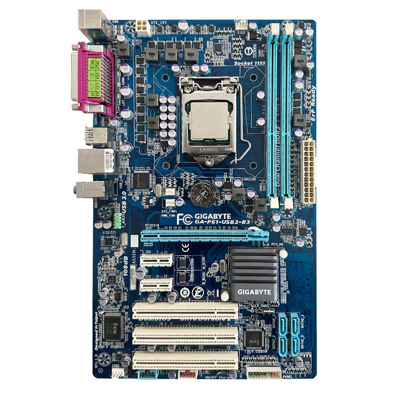 700509 باندل مادربرد Gigabyte P61-USB3-B3 + Core i3 2100