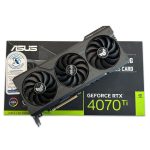 گرافیک ASUS Tuf RTX 4070 TI 12G GDDR6X استوک در حد نو گارانتی تا 1405/01