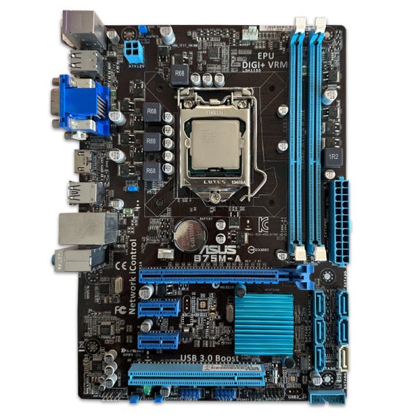 باندل مادربرد ASUS B75M-A + Core i5 2500