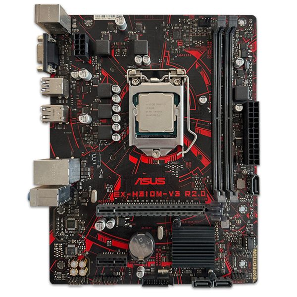 باندل مادربرد ASUS EX H310M V3 R2.0 + Intel Core i3 8100 استوک در حد نو