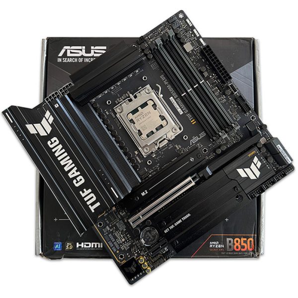 باندل مادربرد ASUS Tuf B850M Plus + RYZEN 5 7600x استوک در حد نو