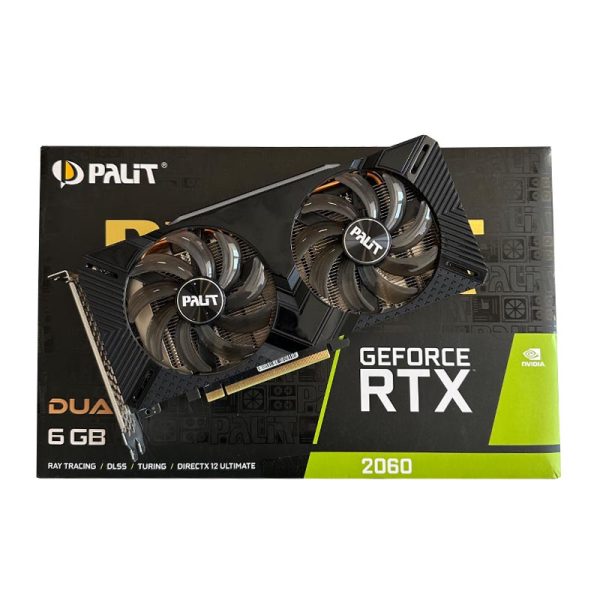 کارت گرافیک Palit RTX 2060 Dual 6G GDDR6 استوک در حد نو