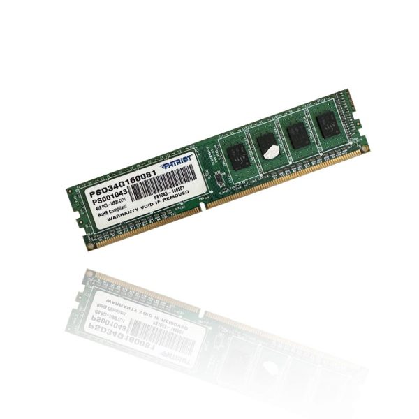 رم پاتریوت PATRIOT 4GB DDR3 1600MHz استوک