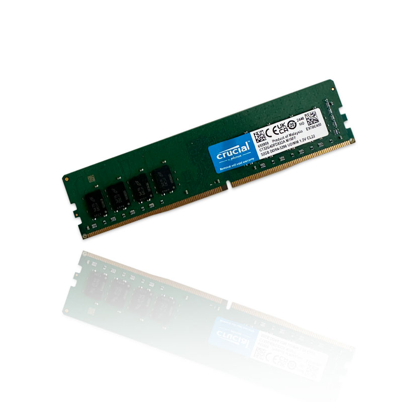 201035-3 رم 32 گیگ CRUCIAL 32GB DDR4 3200Mhz استوک در حد نو با گارانتی