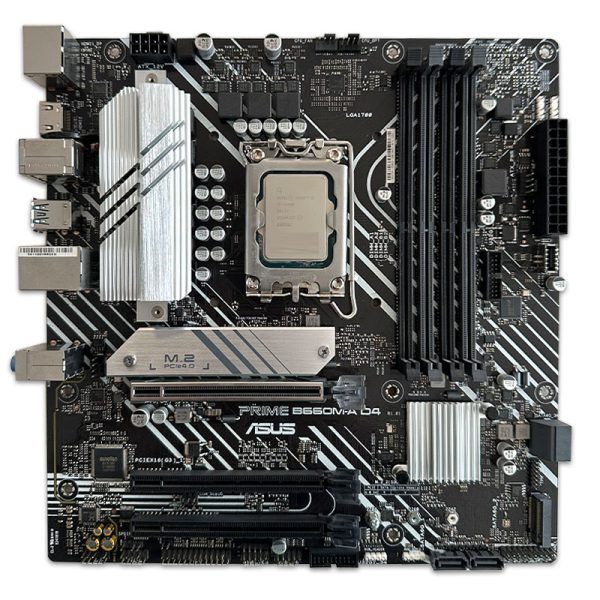 باندل مادربرد ASUS Prime B660M-A D4 + Core i5 12400 استوک در حد نو