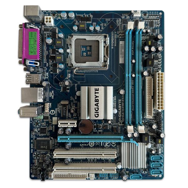چیپست G41 اینتل سوکت LGA775 پشتیبانی از حداکثر 8 گیگابایت حافظه رم پورت شبکه مشکل دارد