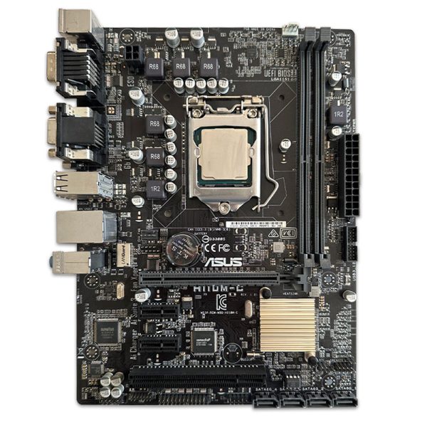 باندل مادربرد ASUS H110M-C + Intel Core i5 7400 استوک در حد نو