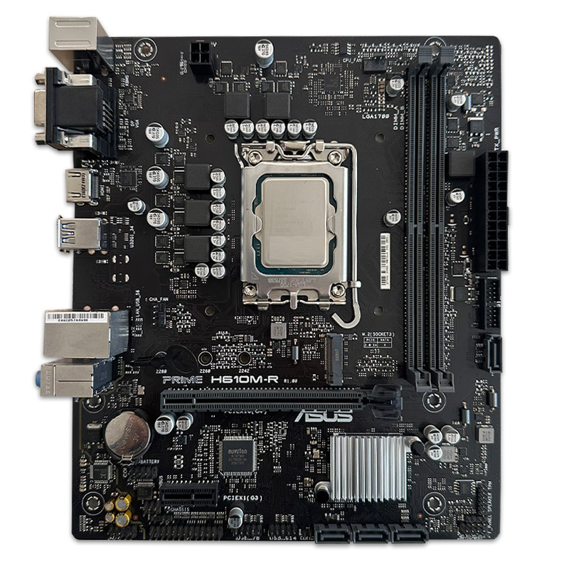 700558-2039 باندل مادربرد ASUS PRIME H610M-R DDR5 + Core i5 12400F آکبند