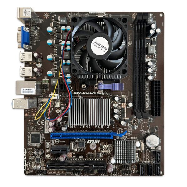 باندل مادربرد MSI 760GM-P21/FX + Athlon II X2 250 استوک با فن