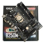 باندل مادربرد GIGABYTE B250M-HD3 + CORE i5 7400 استوک در حد نو