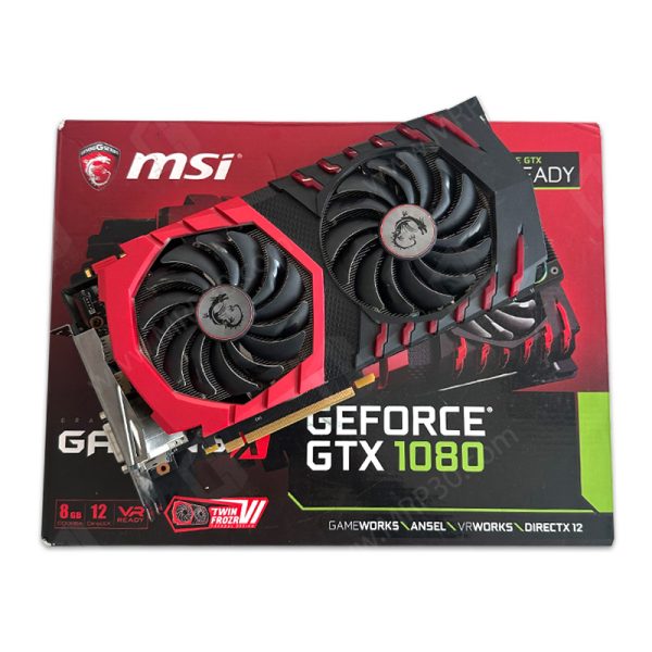 کارت گرافیک MSI GTX 1080 GAMING X 8G GDDR5X استوک در حد نو