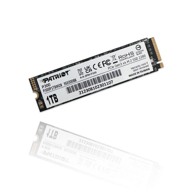 اس اس دی پاتریوت Patriot M.2 NVME P300 1TB SSD استوک