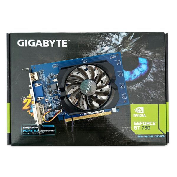 گرافیک گیگابایت Gigabyte GT 730 2G DDR3 Rev 3.0 استوک