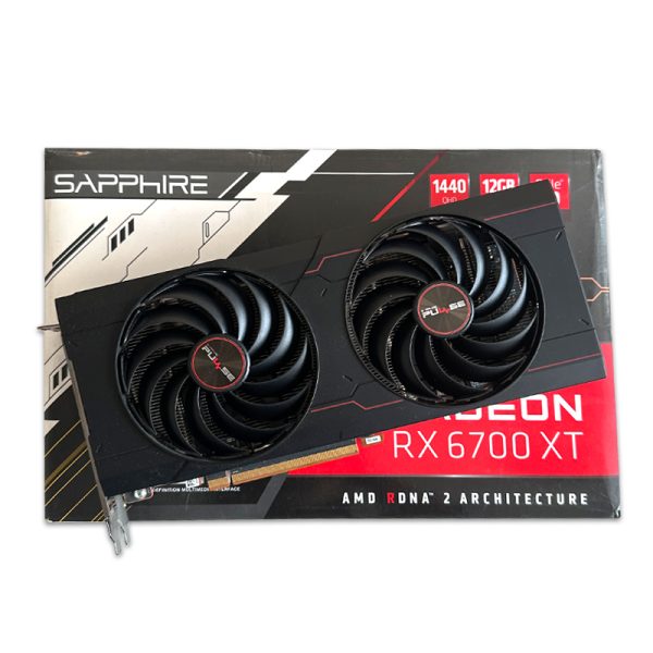 گرافیک Sapphire Pulse RX 6700 XT Gaming 12G GDDR6 استوک در حد نو