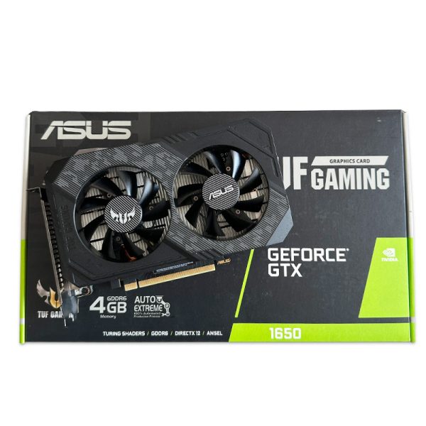 گرافیک ایسوس Asus Tuf Gaming GTX 1650 4G GDDR6 128 Bit استوک در حد نو
