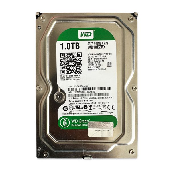 هارد اینترنال 1 ترا وسترن Western Digital Green 1TB WD10EADS استوک