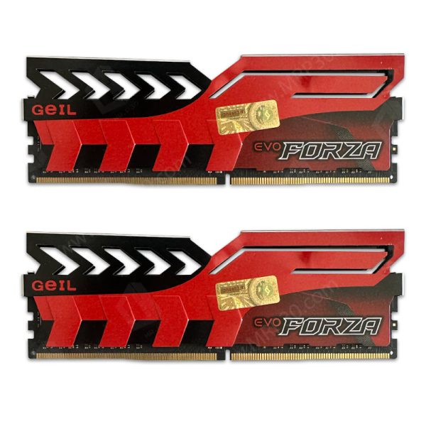 پک رم Geil EVO FORZA 16GB (8x2) DDR3 3200Mhz استوک در حد نو
